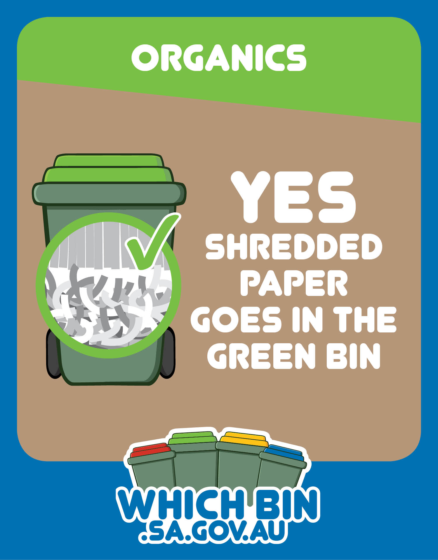 Which bin should shredded paper go in? updated October 2022