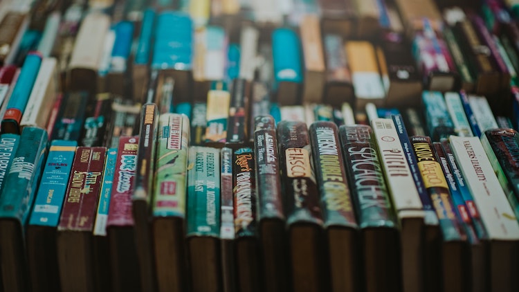 recycle books stacked